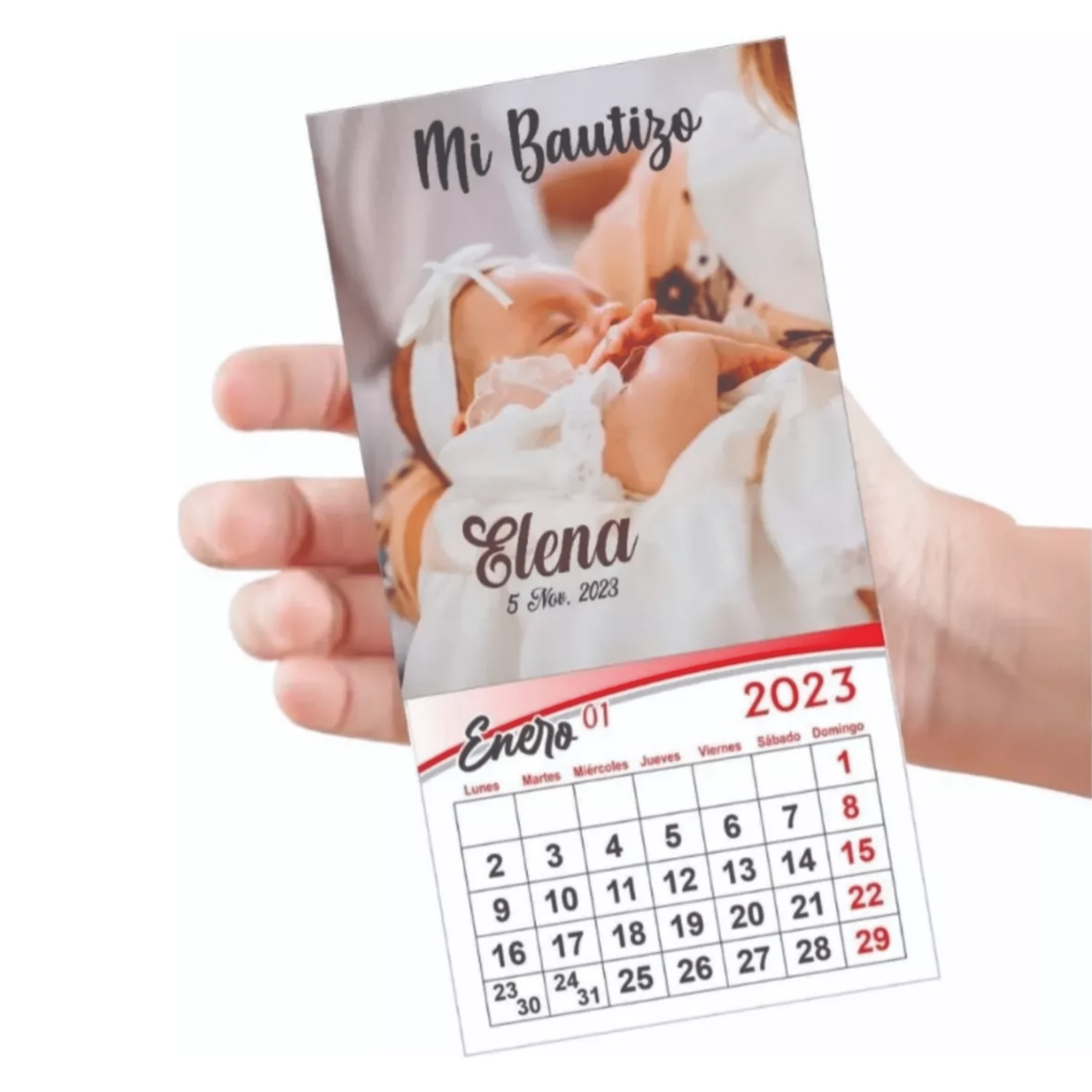 Calendario carta 50 piezas